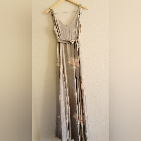 Show Me Your Mumu, Jenn Maxi Dress in Lily Showers, Grey, Size Small - Picture 7 of 11